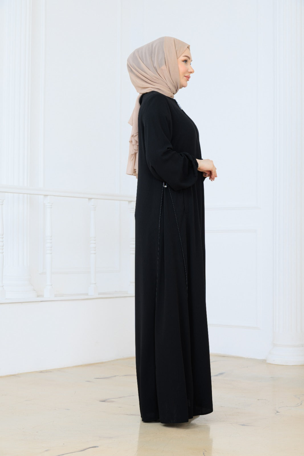 Side Zip Abaya