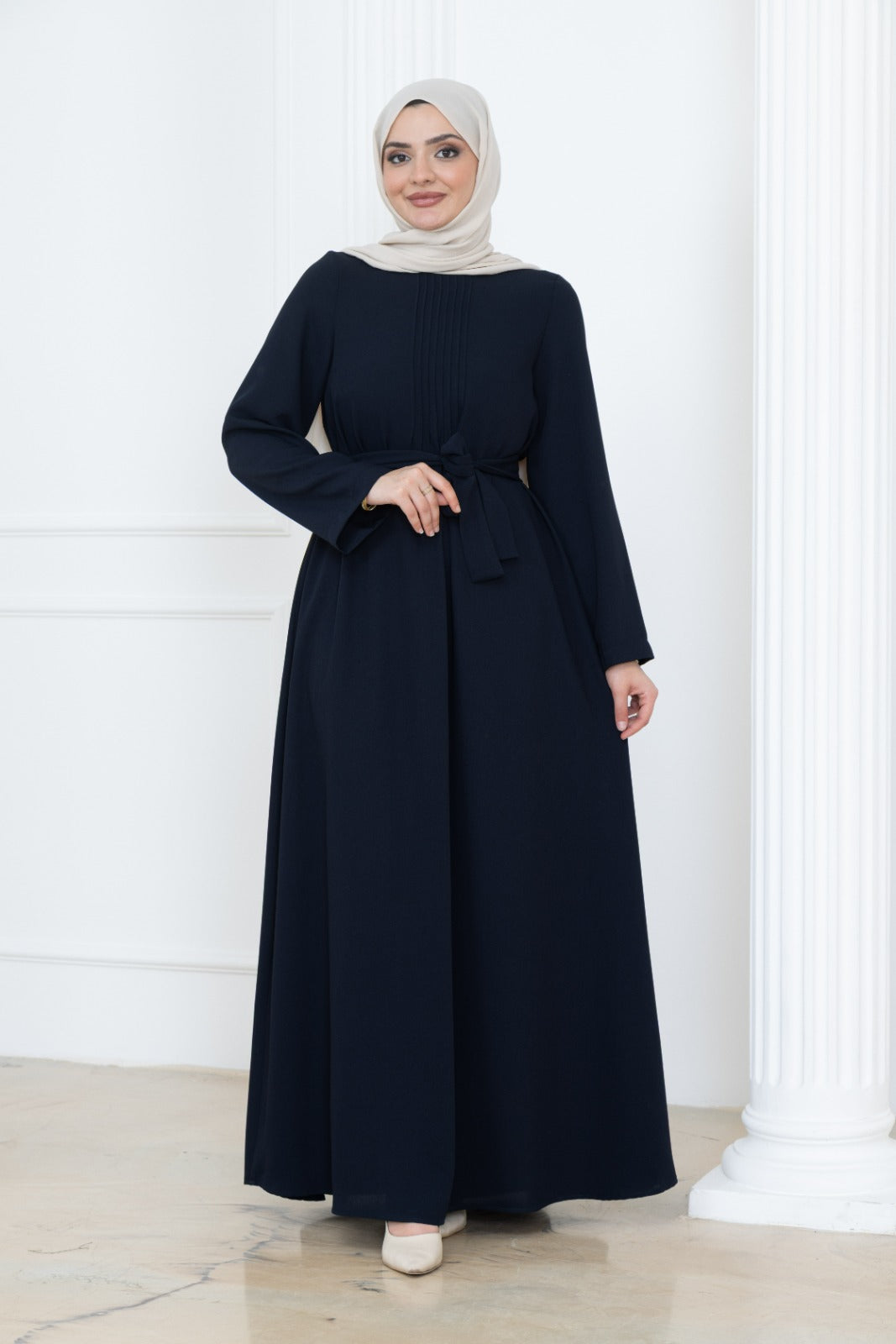 Chest Pleat Dress