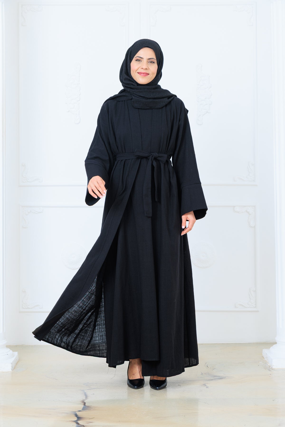 2 Piece cotton Abaya