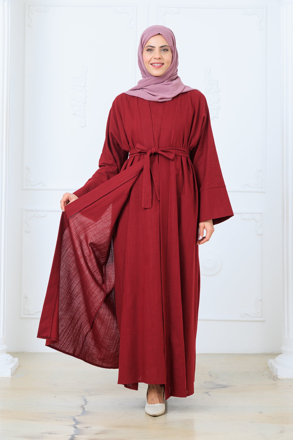 2 Piece cotton Abaya