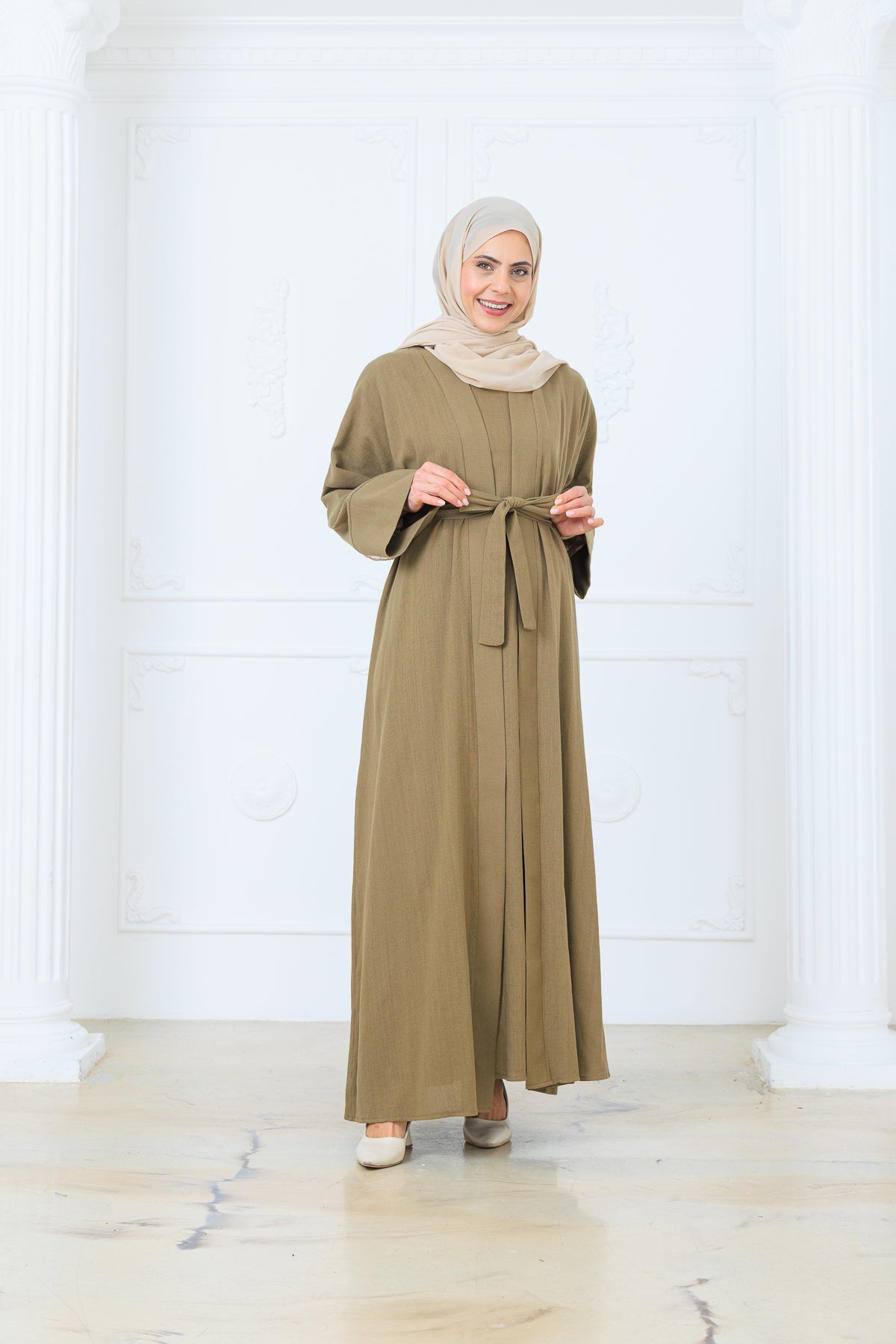 2 Piece cotton Abaya