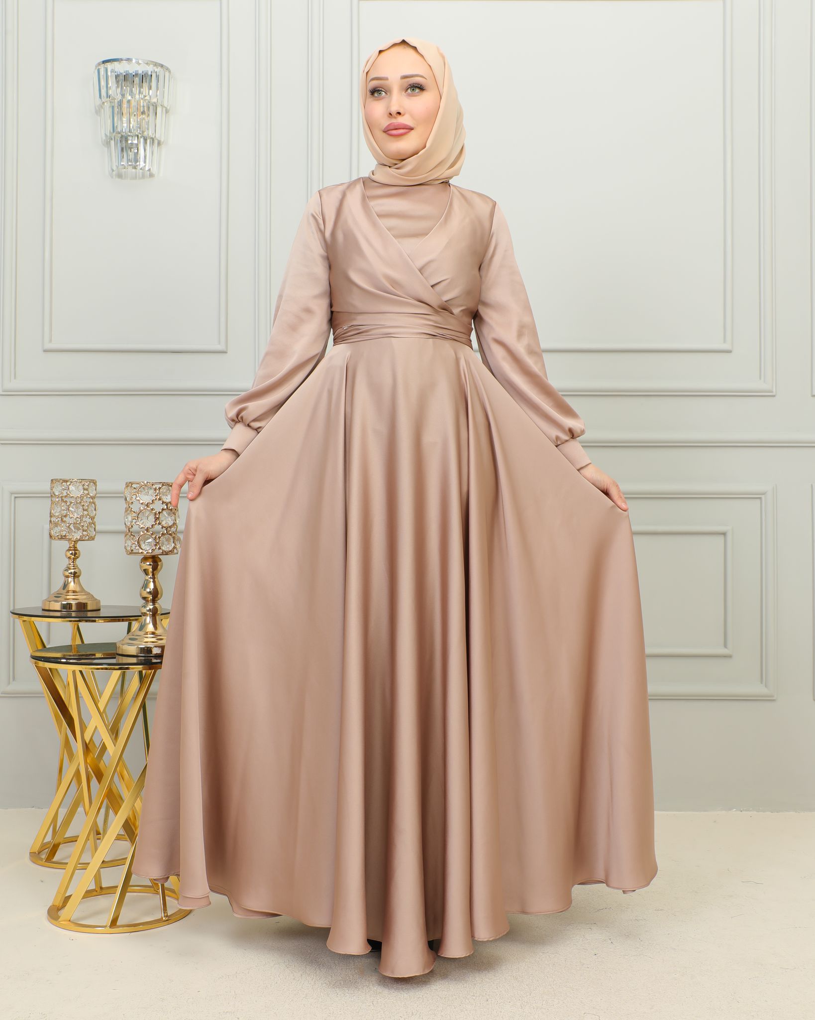 Ameera Satin Dress
