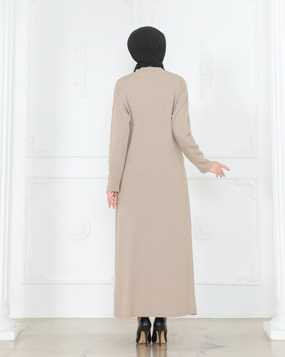 Knit Turtleneck Dress