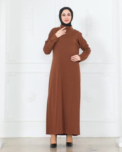 Knit Turtleneck Dress