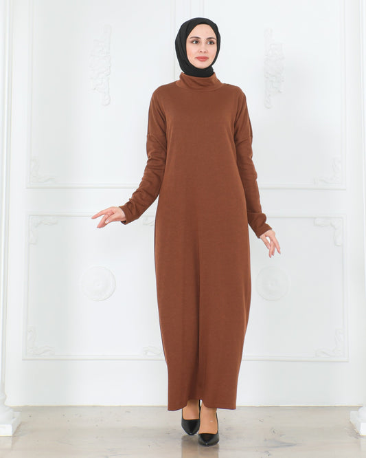 Knit Turtleneck Dress