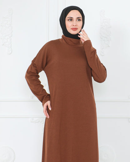 Knit Turtleneck Dress