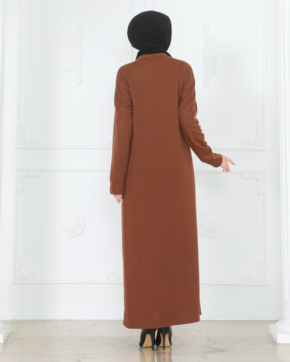 Knit Turtleneck Dress