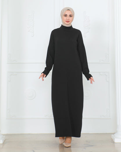 Knit Turtleneck Dress