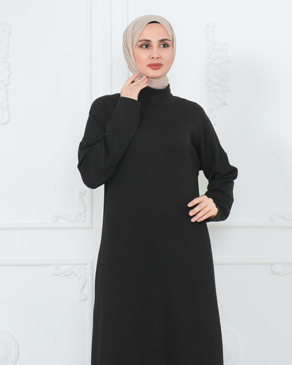 Knit Turtleneck Dress