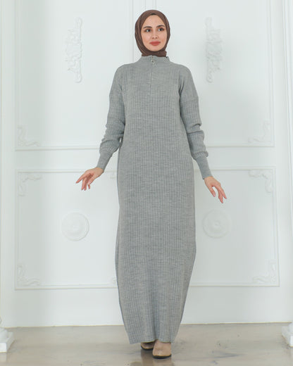 Zip Neck Dress