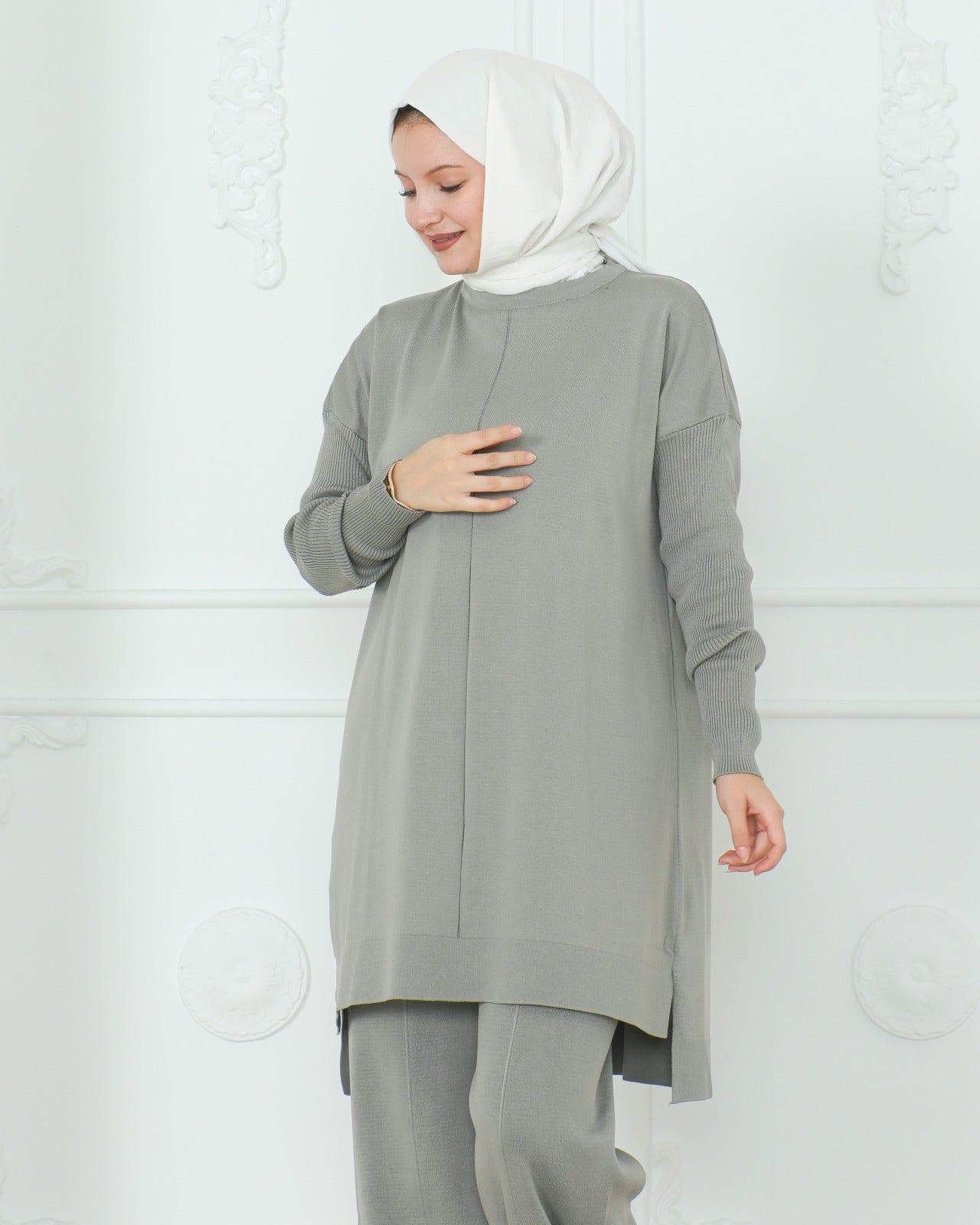 Modesty co ord (long top)