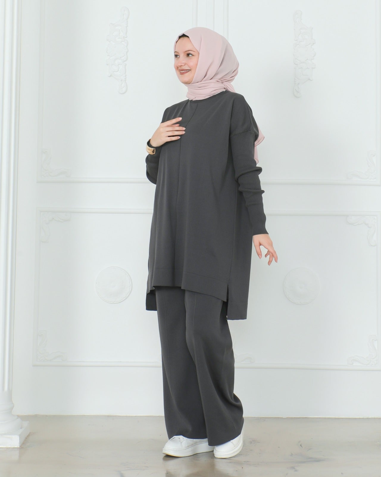 Modesty co ord (long top)