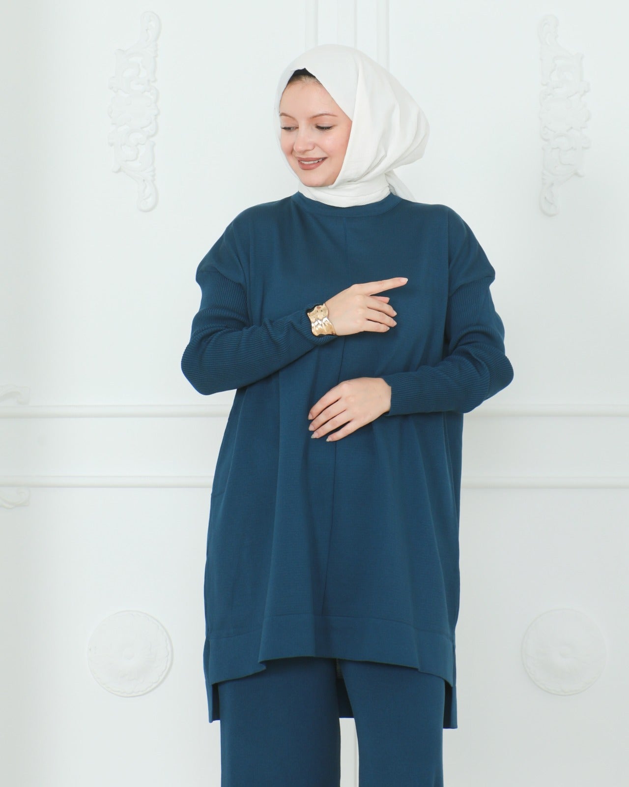 Modesty co ord (long top)