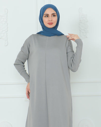 Rib-knit Dress