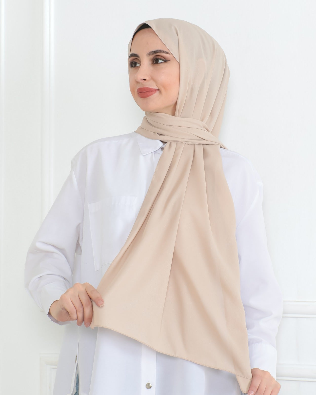 Shiny Chiffon Hijab