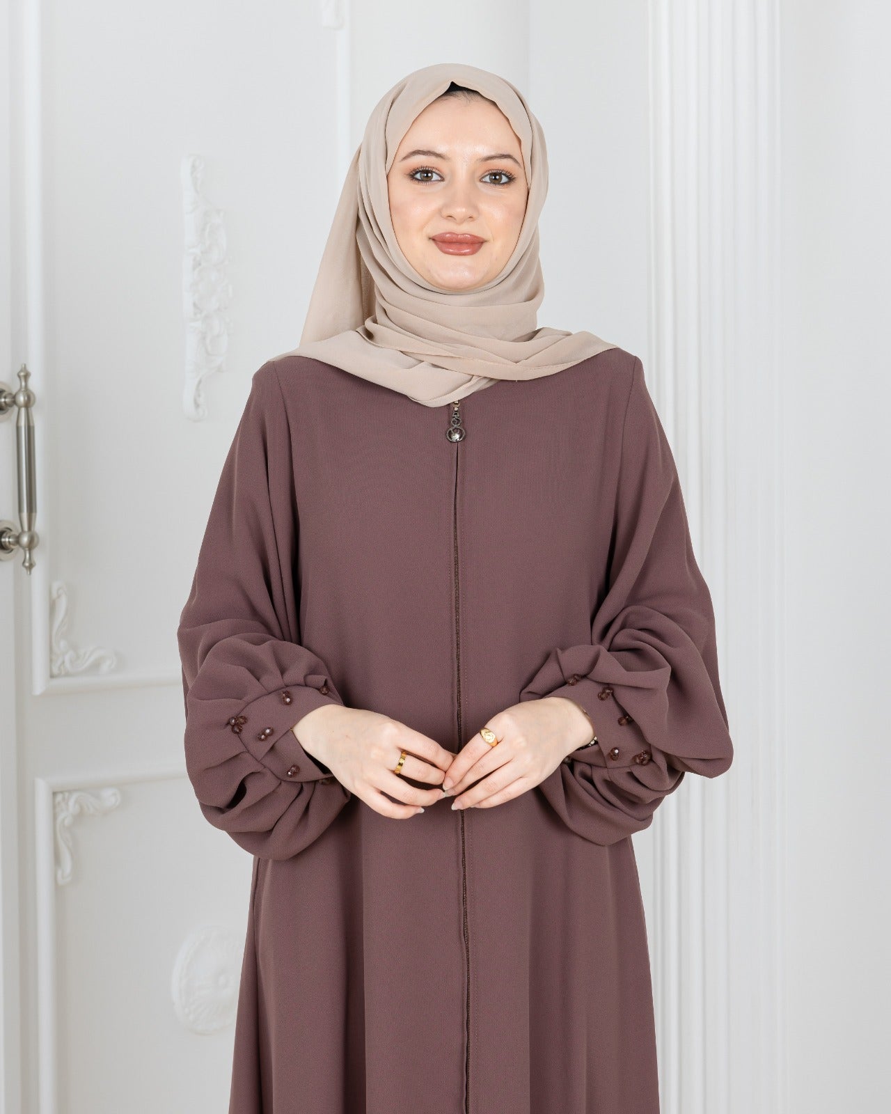 Diamond Sleeve Abaya