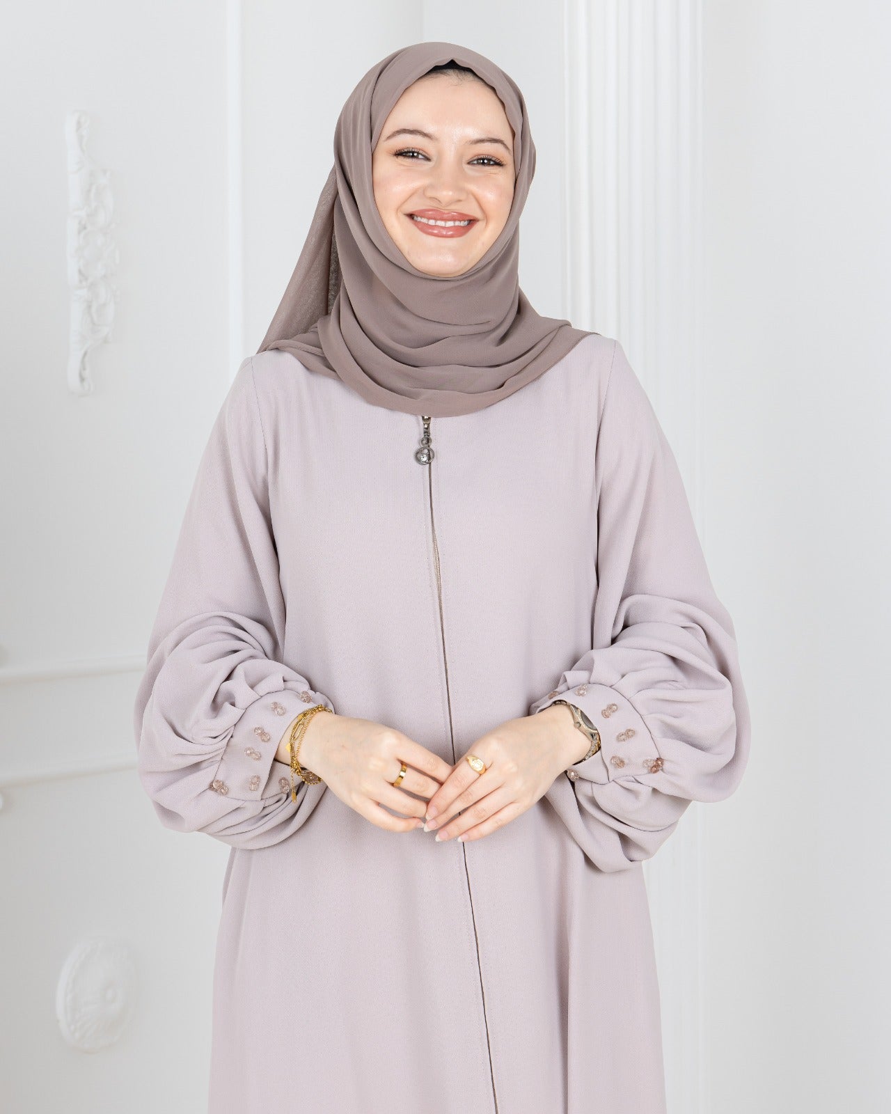 Diamond Sleeve Abaya