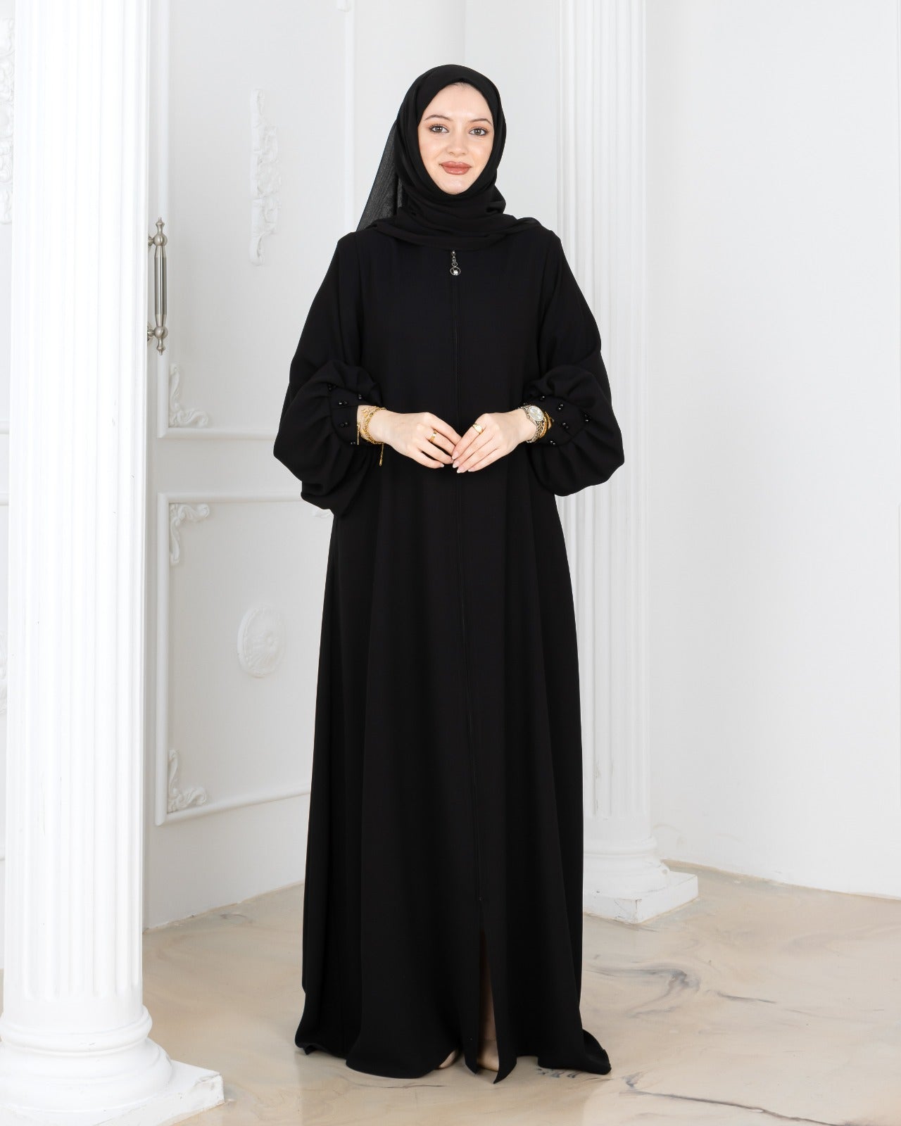 Diamond Sleeve Abaya