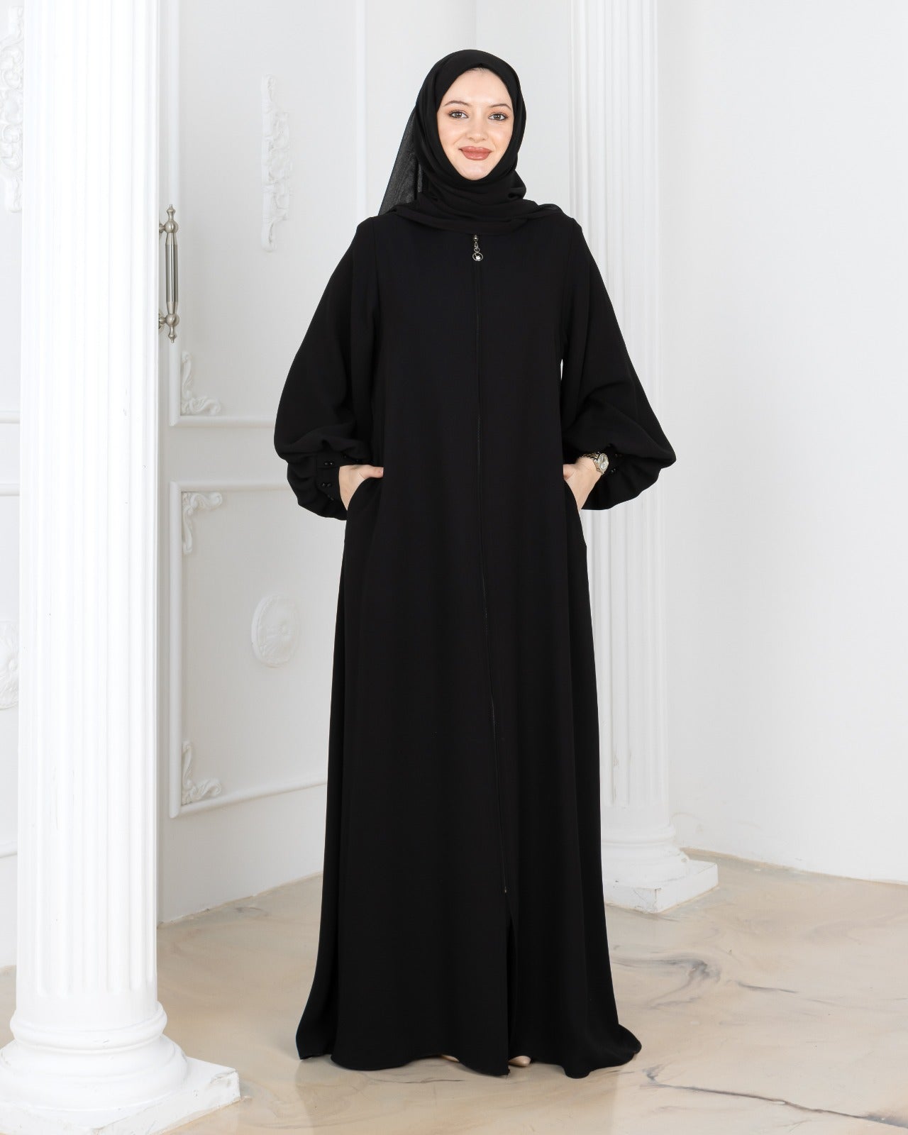 Diamond Sleeve Abaya