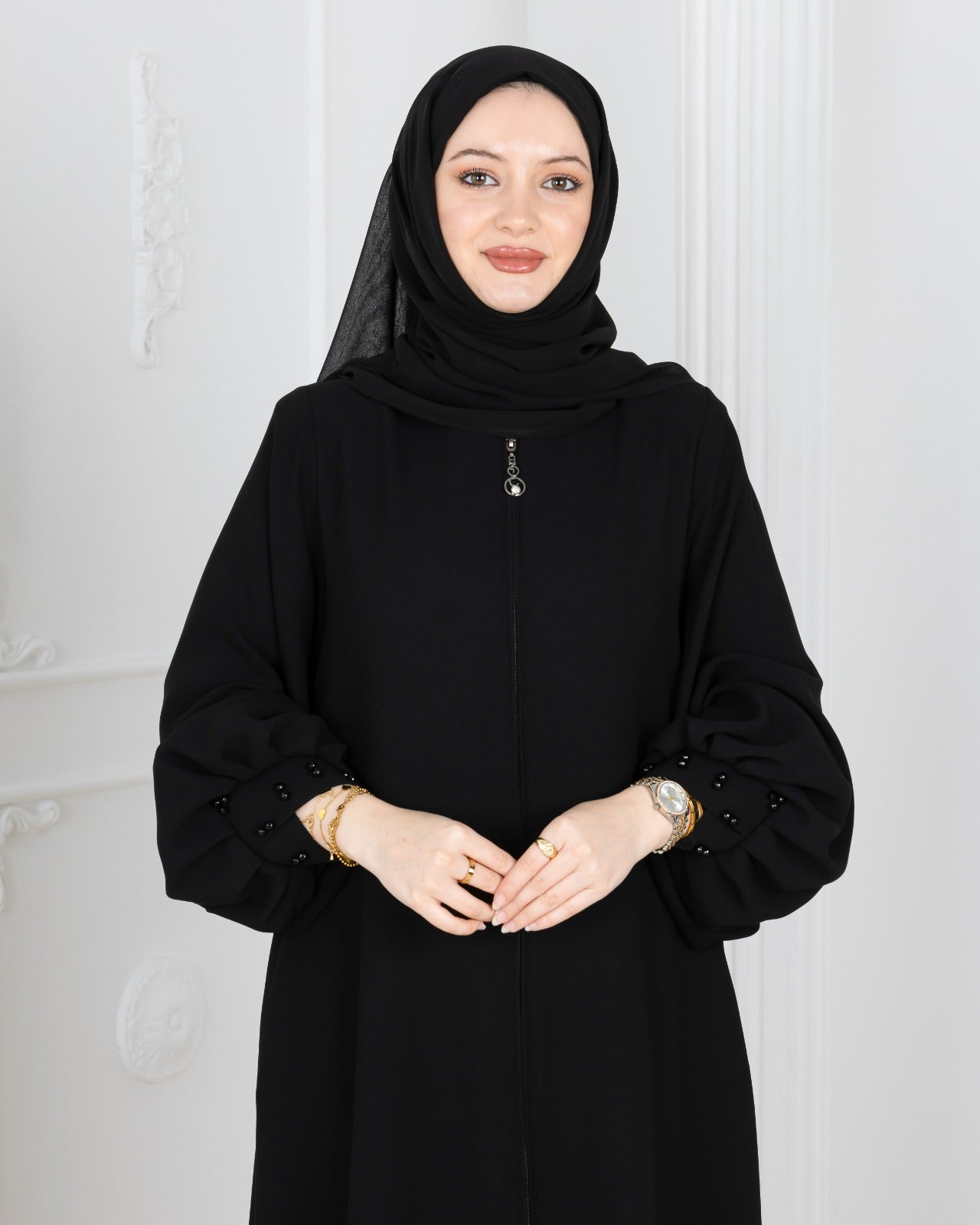 Diamond Sleeve Abaya