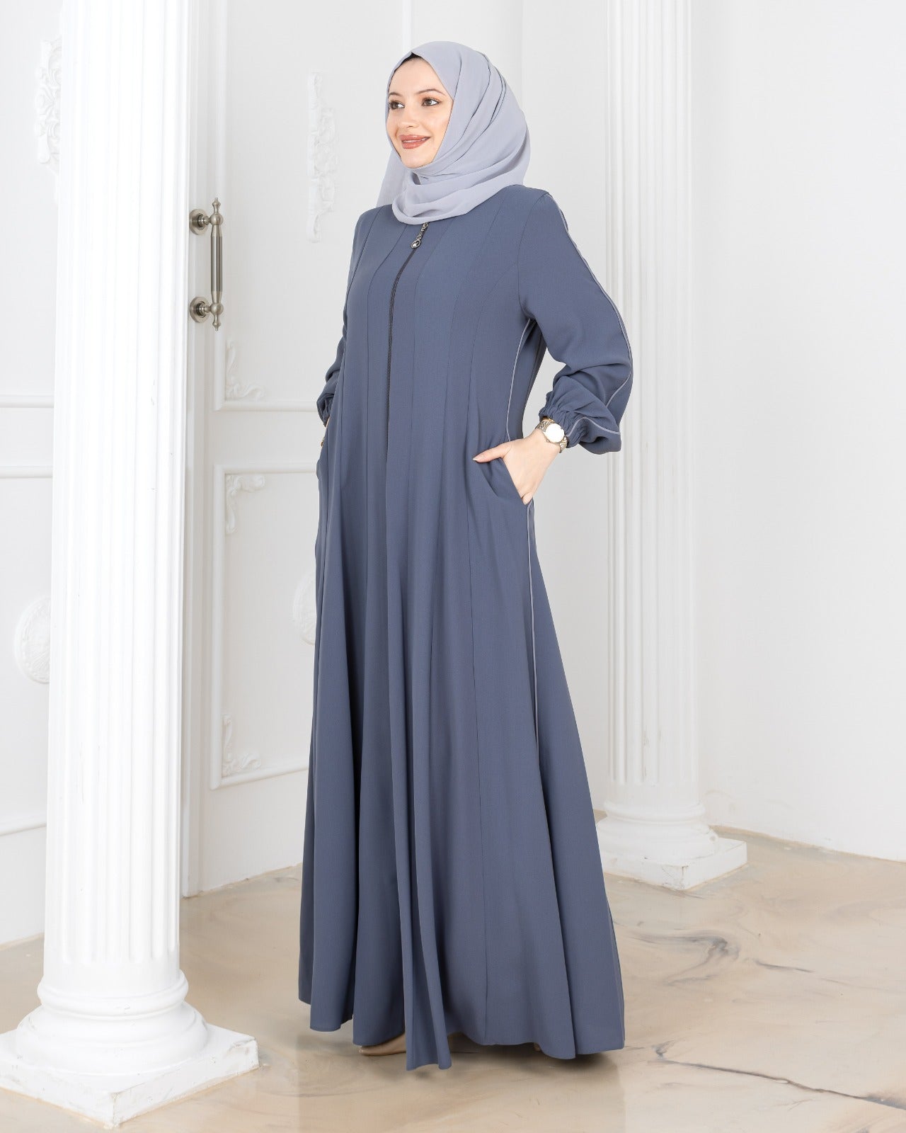 Pleated Abaya