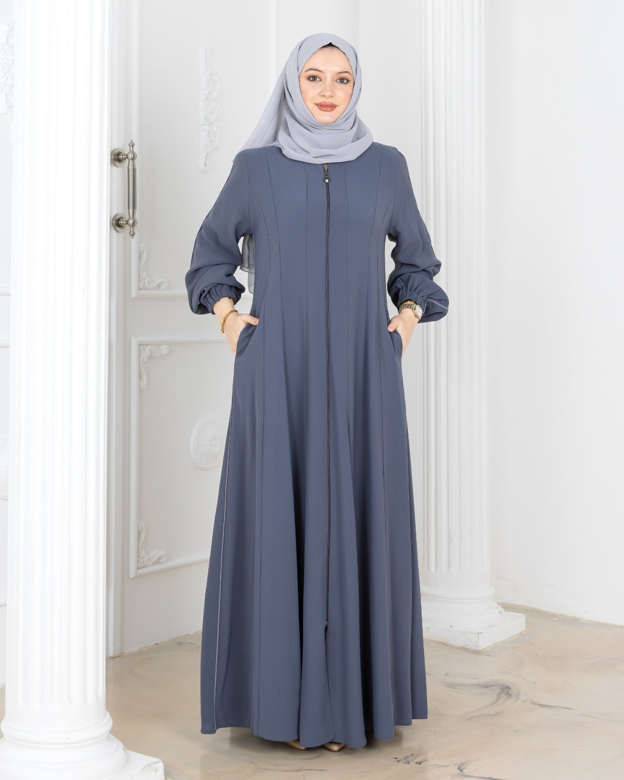 Pleated Abaya