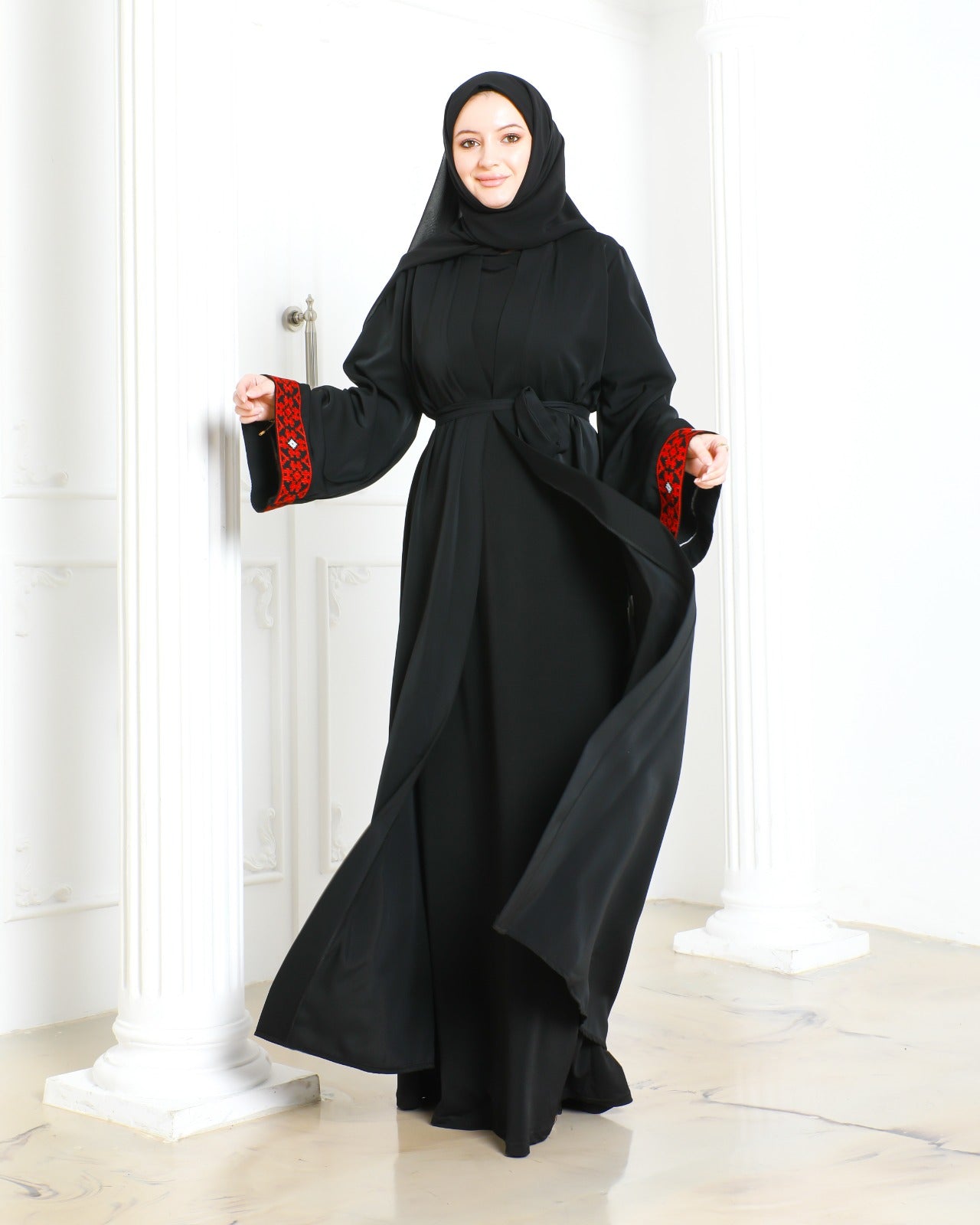 Freedom Abaya (Cross stitching)