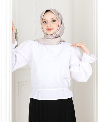 Patterned Square Hijab