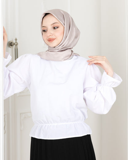 Patterned Square Hijab