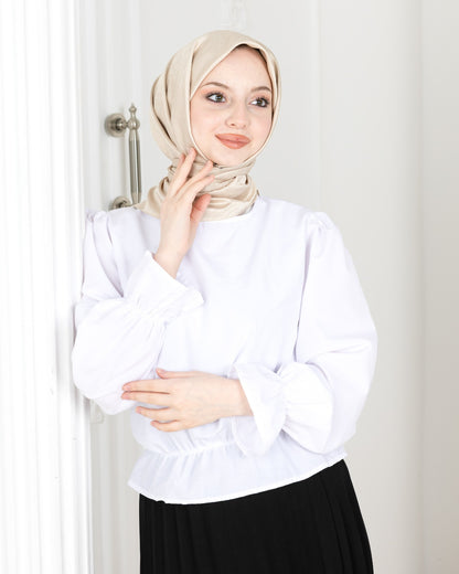 Patterned Square Hijab