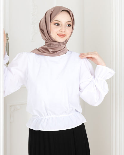 Patterned Square Hijab