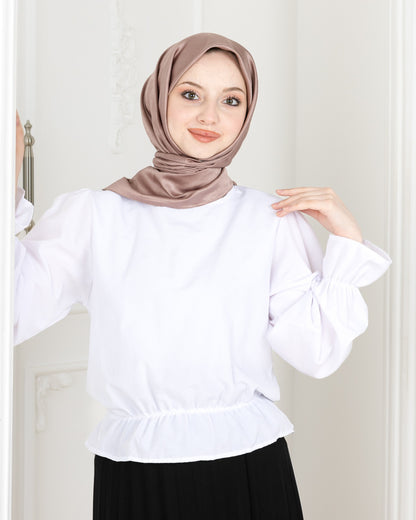 Patterned Square Hijab