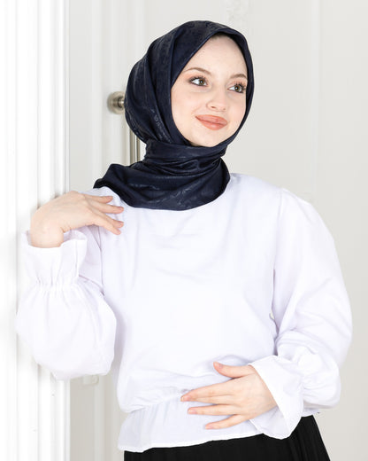 Patterned Square Hijab