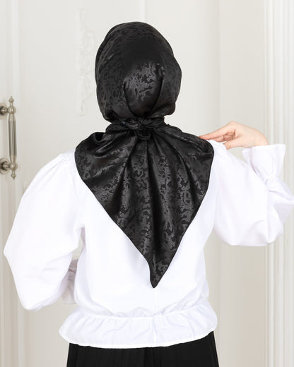 Patterned Square Hijab