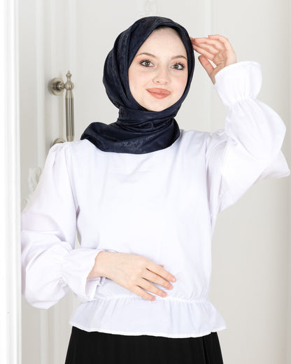 Patterned Square Hijab