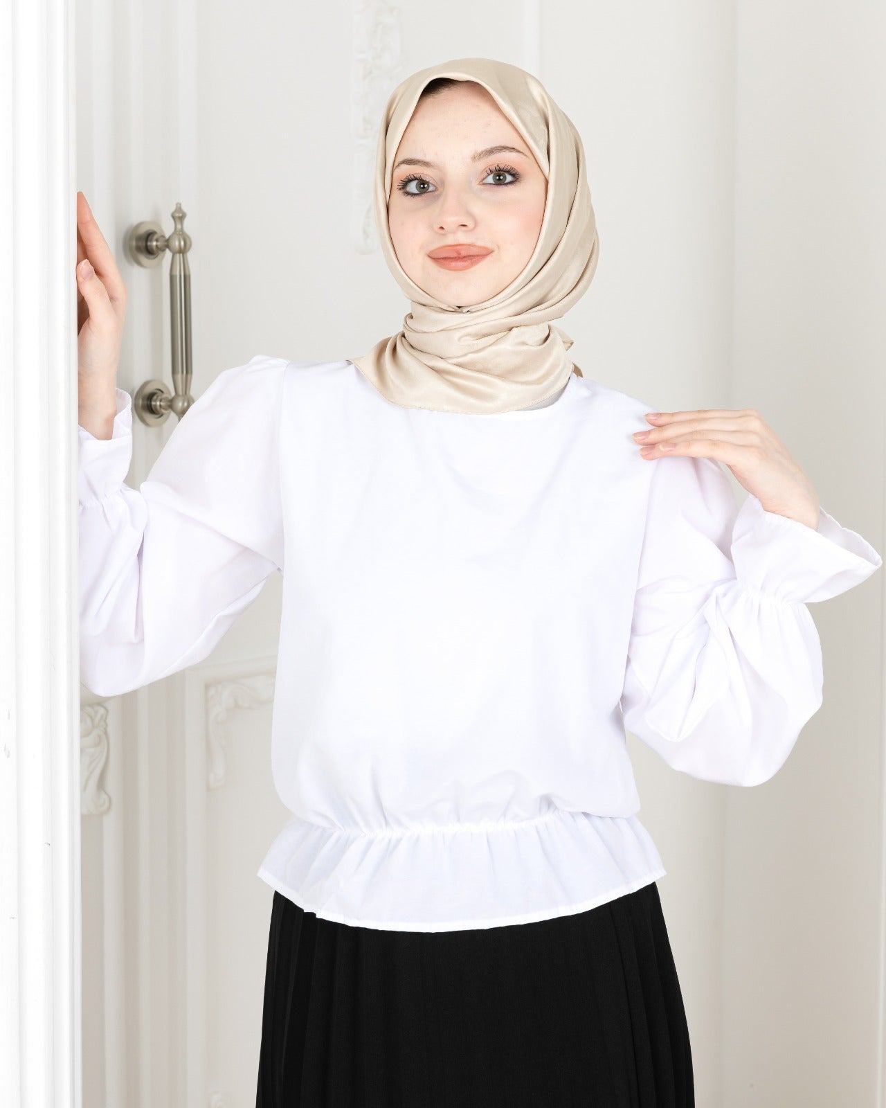 Patterned Square Hijab