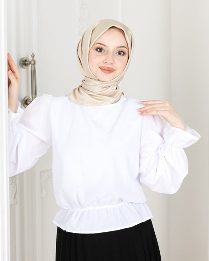 Patterned Square Hijab
