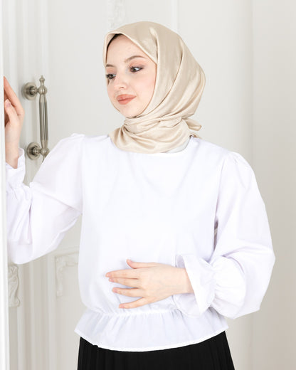 Patterned Square Hijab