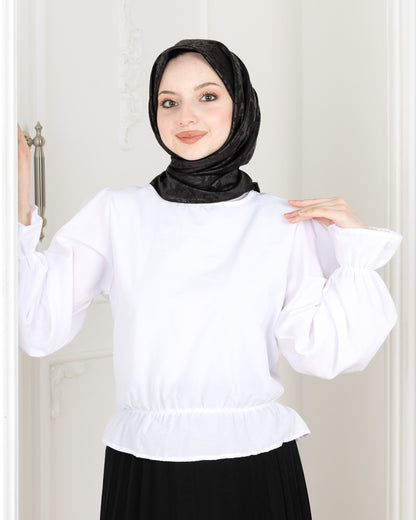 Patterned Square Hijab