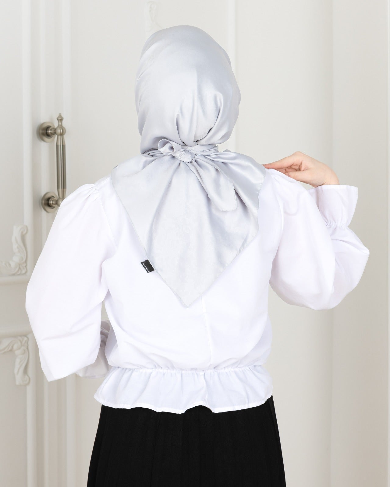 Patterned Square Hijab