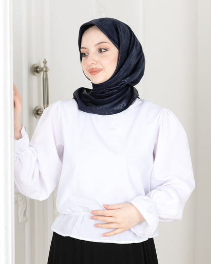 Patterned Square Hijab