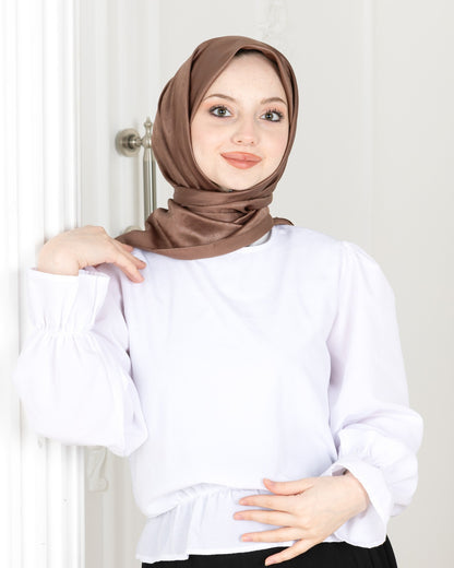 Patterned Square Hijab
