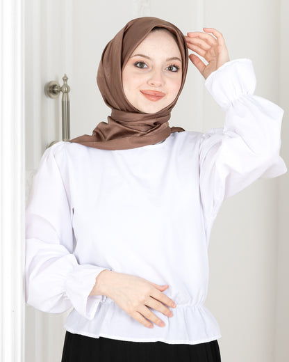 Patterned Square Hijab