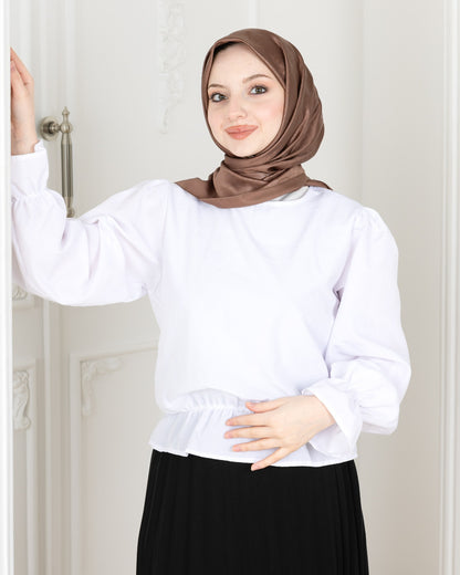 Patterned Square Hijab