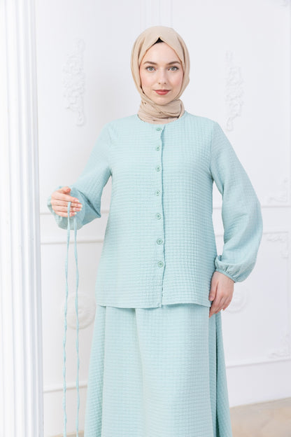 Light Stone Skirt co-ord