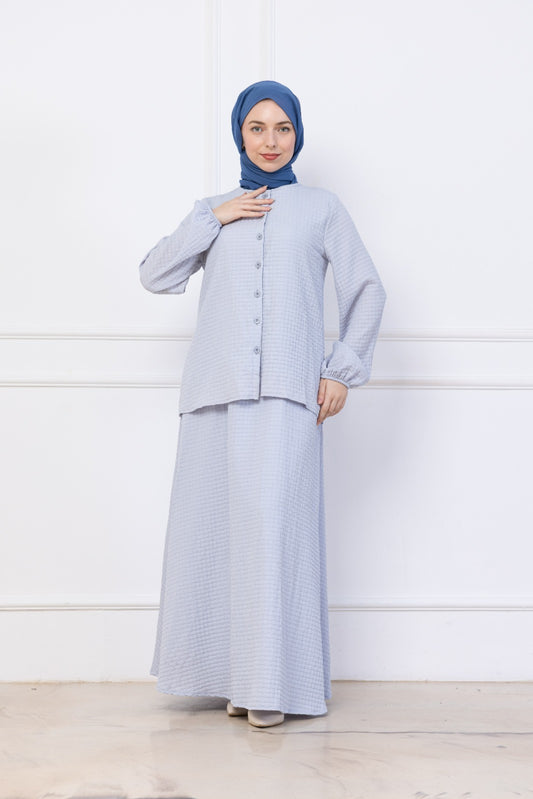 Light Stone Skirt co-ord