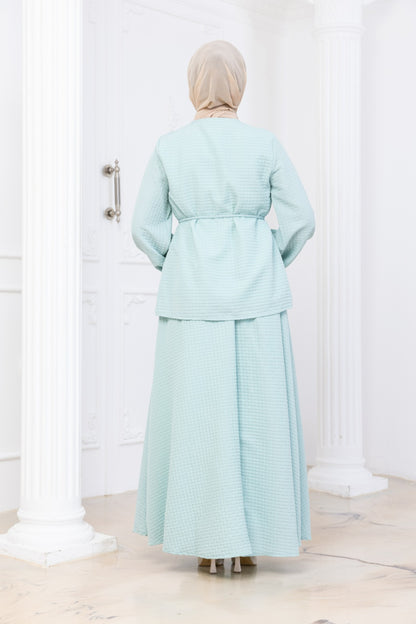 Light Stone Skirt co-ord