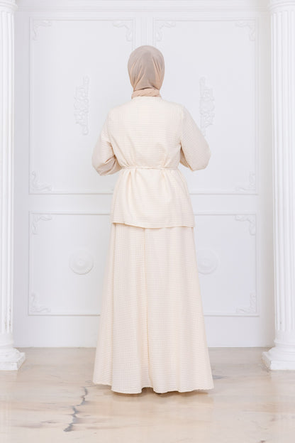 Light Stone Skirt co-ord