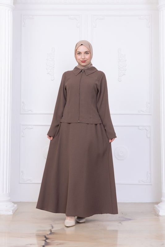 Zip skirt co ord