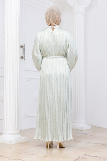 Silk Pleat Dress